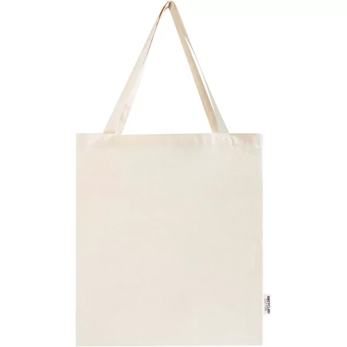 Tote bag a soffietto in cotone riciclato certificato GRS da 140 g/m² Madras, Immagine 3