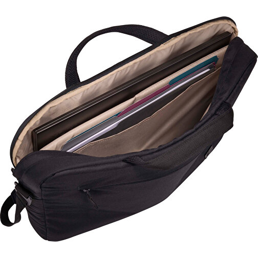 Case Logic Invigo 15,6' Recycelte Laptoptasche , schwarz, Recyceltes Polyester, 39,50cm x 5,50cm x 43,50cm (Länge x Höhe x Breite), Bild 6