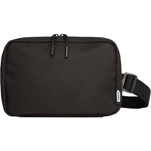 Roam GRS Recycelte Modulare Kulturtasche , schwarz, 900D GRS zertifiziertes recyceltes Polyester, 23,50cm x 16,00cm x 5,50cm (Länge x Höhe x Breite), Bild 3