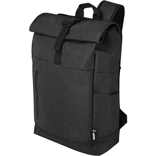 Hoss 15,6' Rolltop Laptop-Rucksack 12L , heather charcoal, Polyester, 300D Polyester, 25,00cm x 43,00cm x 14,00cm (Länge x Höhe x Breite), Bild 1