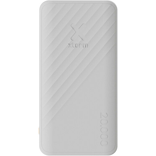 Xtorm XG220 Go2 15W 20.000 MAh Schnelllade-Powerbank , weiß, Recycelter ABS Kunststoff, 14,20cm x 2,76cm x 7,20cm (Länge x Höhe x Breite), Bild 3