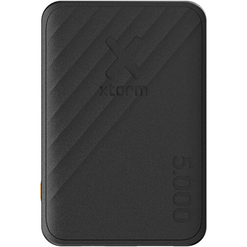 Xtorm Go2 12 W 5000 MAh Schnelllade-Powerbank , schwarz, Recycelter ABS Kunststoff, 9,35cm x 1,55cm x 6,30cm (Länge x Höhe x Breite), Bild 3