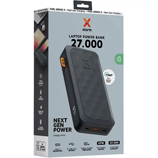 Xtorm FS5271seria Fuel powerbank o pojemności 27 000 mAh i mocy 67 W, Obraz 3