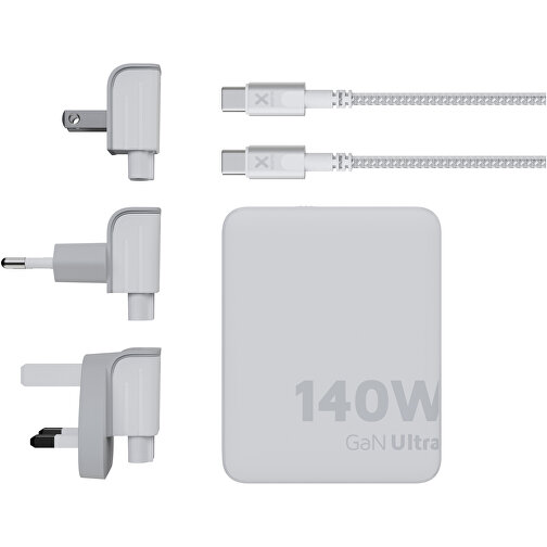 Xtorm XVC2140 GaN Ultra 140 W rejseoplader med 240 W USB-C PD-kabel, Billede 8