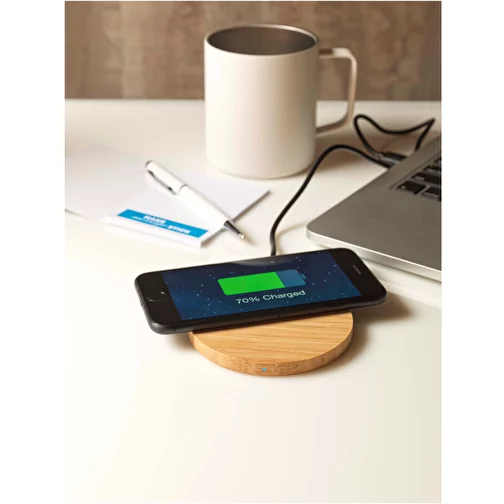 Tapis de charge sans fil en bambou Essence de 15 W, Image 10