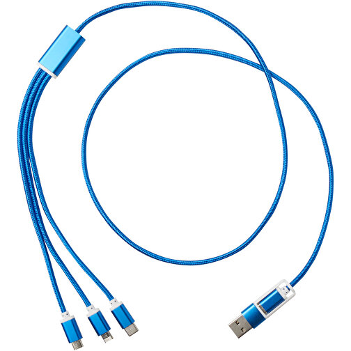 Versátil cable de carga 5 en 1 fabricado en aluminio reciclado, Imagen 3