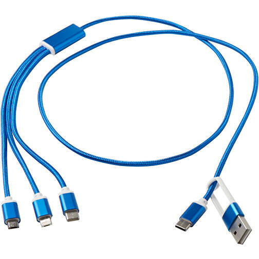 Versátil cable de carga 5 en 1 fabricado en aluminio reciclado, Imagen 6