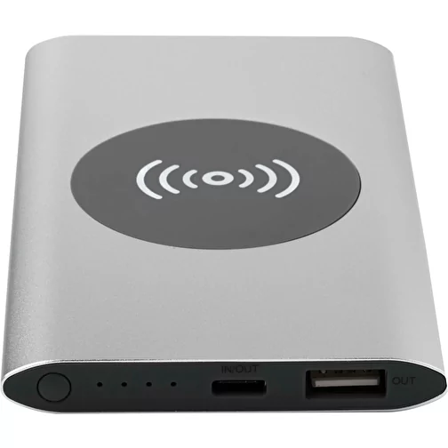 Power bank wireless da 4000 mAh Type C in alluminio riciclato Juice, Immagine 6