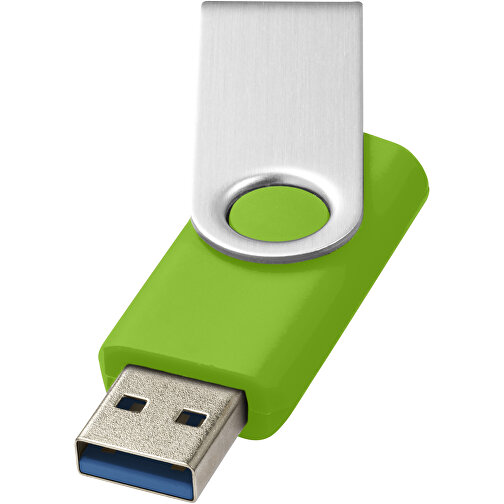 Rotate-basic USB-Stick 3.0 , limone MB , 65 GB , Kunststoff, Aluminium MB , 5,80cm x 1,90cm x 1,00cm (Länge x Höhe x Breite), Bild 1