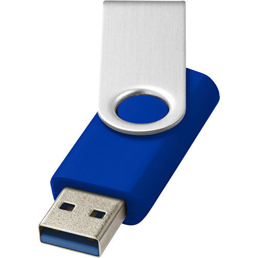 Rotate-basic USB-Stick 3.0 , royalblau MB , 65 GB , Kunststoff, Aluminium MB , 5,80cm x 1,90cm x 1,00cm (Länge x Höhe x Breite), Bild 1