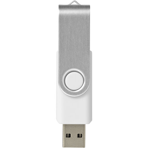 Rotate-basic USB-Stick 3.0 , weiß MB , 128 GB , Kunststoff, Aluminium MB , 5,80cm x 1,90cm x 1,00cm (Länge x Höhe x Breite), Bild 3