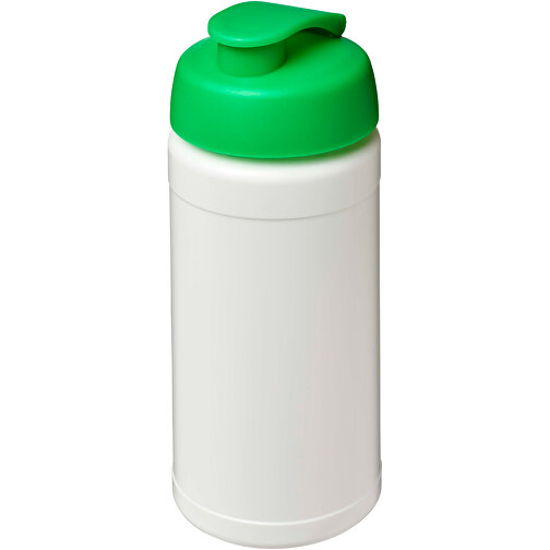 Baseline Rise 500 Ml Sportflasche Mit Klappdeckel , weiss, HDPE Kunststoff, PP Kunststoff, 18,50cm (Höhe), Bild 3