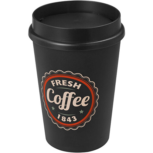 Americano® Switch 300 Ml Becher Mit 360°-Deckel , schwarz, PP Kunststoff, 12,50cm (Höhe), Bild 2