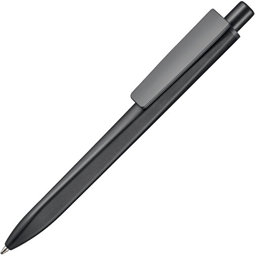 Kugelschreiber RIDGE , Ritter-Pen, schwarz, ABS-Kunststoff, 14,10cm (Länge), Bild 2