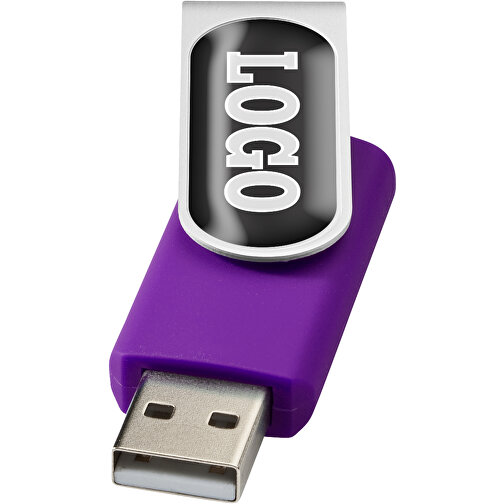 Roterende Doming USB-stick, Billede 1