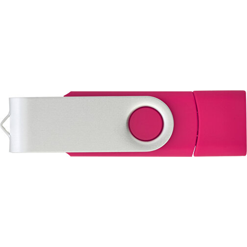 OTG Rotate USB Typ-C Stick , magenta MB , 32 GB , Kunststoff, Aluminium MB , 7,00cm x 1,60cm x 1,00cm (Länge x Höhe x Breite), Bild 5