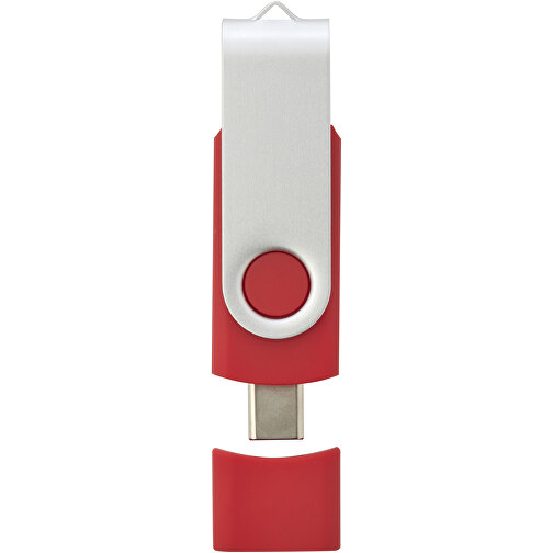 OTG Rotate USB Typ-C Stick , rot MB , 8 GB , Kunststoff, Aluminium MB , 7,00cm x 1,60cm x 1,00cm (Länge x Höhe x Breite), Bild 6