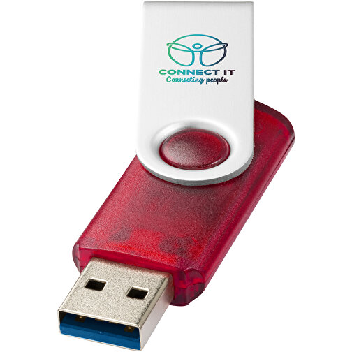 Rotera USB-minne 3.0 transparent, Bild 2