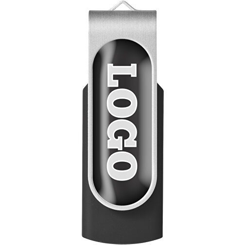 Rotate USB-Stick 3.0 Mit Doming , schwarz MB , 16 GB , Kunststoff, Aluminium MB , 5,80cm x 1,90cm x 1,00cm (Länge x Höhe x Breite), Bild 4