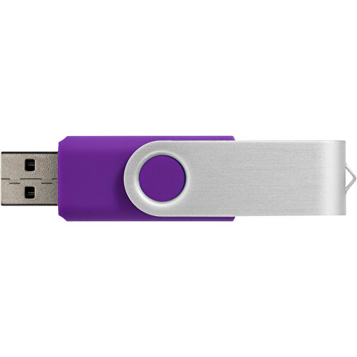 Rotate USB-Stick 3.0 Mit Doming , lila MB , 128 GB , Kunststoff, Aluminium MB , 5,80cm x 1,90cm x 1,00cm (Länge x Höhe x Breite), Bild 3