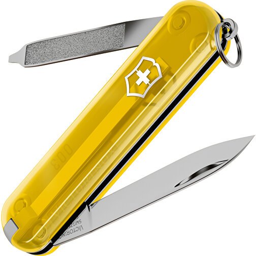 ESCORT - Victorinox Schweizer Messer , Victorinox, Tuscan Sun, hochlegierter, rostfreier Stahl, 5,80cm x 0,80cm x 1,80cm (Länge x Höhe x Breite), Bild 1