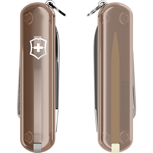 ESCORT - Victorinox Schweizer Messer , Victorinox, Chocolate Fudge, hochlegierter, rostfreier Stahl, 5,80cm x 0,80cm x 1,80cm (Länge x Höhe x Breite), Bild 5