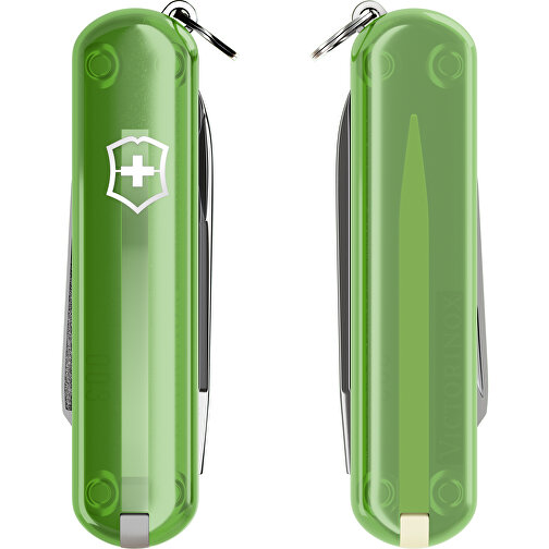 ESCORT - Victorinox Schweizer Messer , Victorinox, Green Tea, hochlegierter, rostfreier Stahl, 5,80cm x 0,80cm x 1,80cm (Länge x Höhe x Breite), Bild 5