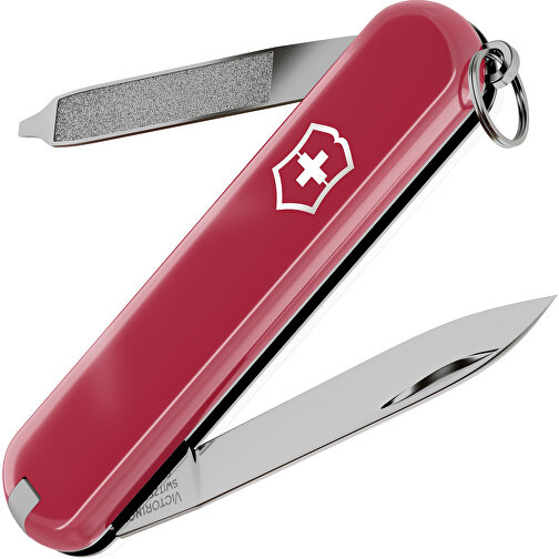 ESCORT - Victorinox Schweizer Messer , Victorinox, Style Icon / Falling Snow, hochlegierter, rostfreier Stahl, 5,80cm x 0,80cm x 1,80cm (Länge x Höhe x Breite), Bild 1