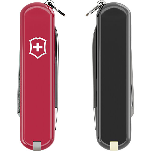 ESCORT - Victorinox Schweizer Messer , Victorinox, Style Icon / Dark Illusion, hochlegierter, rostfreier Stahl, 5,80cm x 0,80cm x 1,80cm (Länge x Höhe x Breite), Bild 5