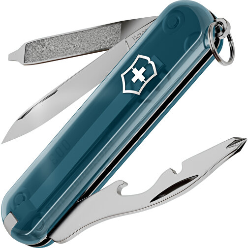 RALLY - Victorinox Schweizer Messer , Victorinox, Sky High, hochlegierter, rostfreier Stahl, 5,80cm x 0,90cm x 2,00cm (Länge x Höhe x Breite), Bild 1