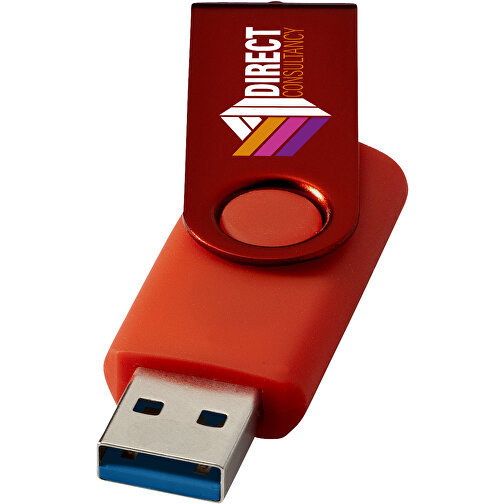 Roterende USB-minnepinne 3.0 laget av metall, Bilde 2