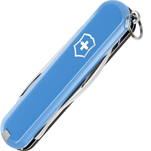 RALLY - Victorinox Schweizer Messer , Victorinox, Summer Rain / Dark Illusion, hochlegierter, rostfreier Stahl, 5,80cm x 0,90cm x 2,00cm (Länge x Höhe x Breite), Bild 3