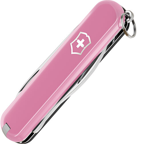 RALLY - Victorinox Schweizer Messer , Victorinox, Cherry Blossom / Dark Illusion, hochlegierter, rostfreier Stahl, 5,80cm x 0,90cm x 2,00cm (Länge x Höhe x Breite), Bild 3