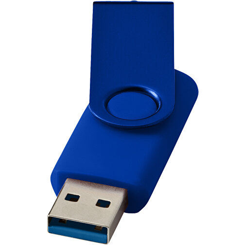 Rotate USB-Stick 3.0 Aus Metall , royalblau MB , 65 GB , Kunststoff, Aluminium MB , 5,80cm x 1,90cm x 1,00cm (Länge x Höhe x Breite), Bild 1