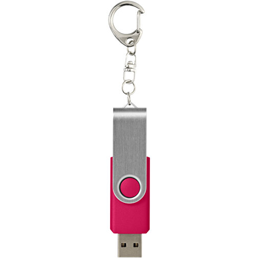 Rotate USB-Stick 3.0 Mit Schlüsselanhänger , magenta MB , 65 GB , Kunststoff, Aluminium MB , 5,80cm x 1,90cm x 1,00cm (Länge x Höhe x Breite), Bild 3