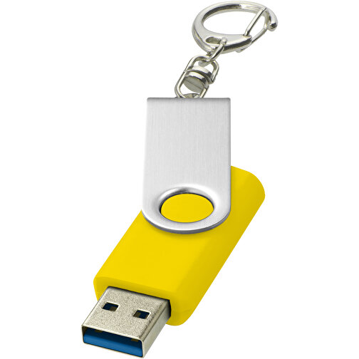 Roterende USB-stick 3.0 med nøglering, Billede 1