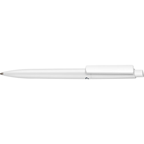 Kugelschreiber CREST RECYCLED ID , Ritter-Pen, weiss, ABS-Kunststoff, 14,90cm (Länge), Bild 3