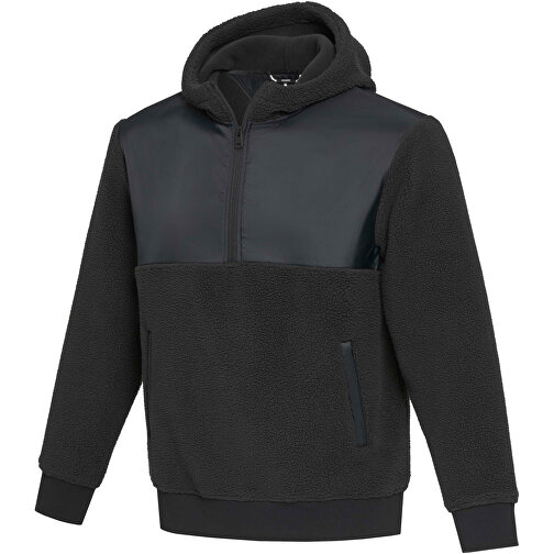 Evans Sherpa Fleecepullover Half-Zip Unisex , schwarz, Sherpa 100% Recyceltes Polyester, XXS, , Bild 1