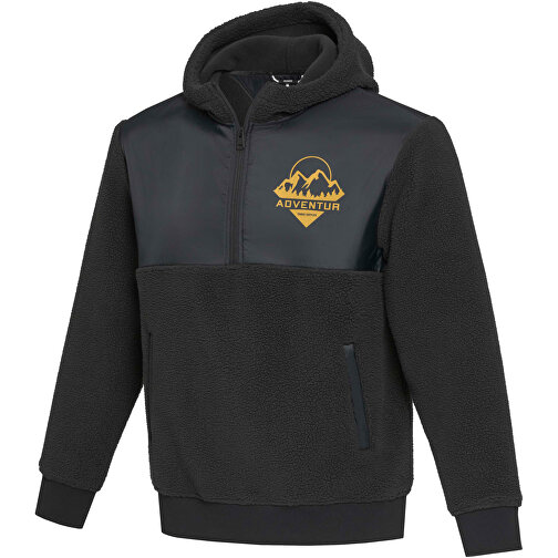 Evans Sherpa fleece pullover med halv lynlås unisex, Billede 2