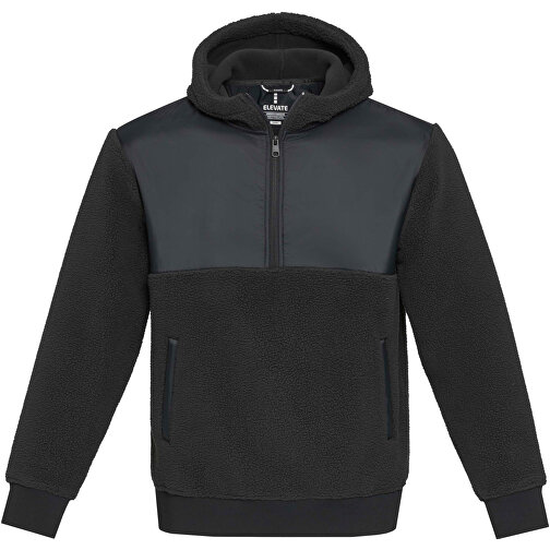 Evans Sherpa Fleecepullover Half-Zip Unisex , schwarz, Sherpa 100% Recyceltes Polyester, 3XL, , Bild 3