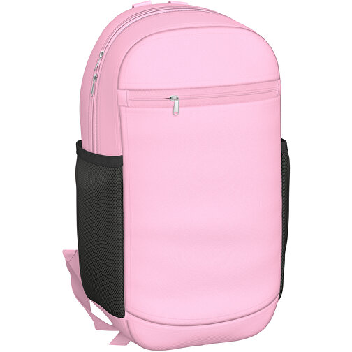 Rucksack Milan , hellrosa, Sublimation-fabric 300g, 15,00cm x 40,00cm x 30,00cm (Länge x Höhe x Breite), Bild 1