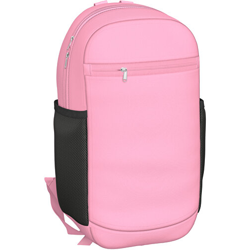 Rucksack Milan , hellpink, Sublimation-fabric 300g, 15,00cm x 40,00cm x 30,00cm (Länge x Höhe x Breite), Bild 1