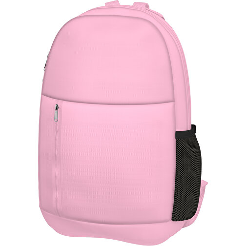 Rucksack Easy , hellrosa, Sublimation-fabric 300g, 15,00cm x 40,00cm x 30,00cm (Länge x Höhe x Breite), Bild 1