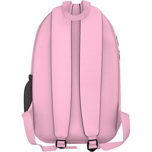 Rucksack Easy , hellrosa, Sublimation-fabric 300g, 15,00cm x 40,00cm x 30,00cm (Länge x Höhe x Breite), Bild 2