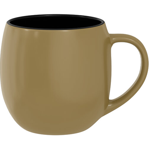 Olaf Aussen Farbig Innen Schwarz 400ml , gold / schwarz, New Bone China Porzellan, 9,00cm x 12,00cm (Höhe x Breite), Bild 1