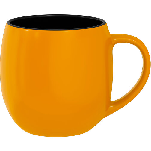 Olaf Aussen Farbig Innen Schwarz 400ml , kürbisorange / schwarz, New Bone China Porzellan, 9,00cm x 12,00cm (Höhe x Breite), Bild 1