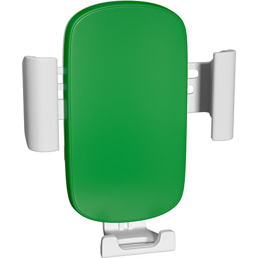 VividHold Qi Charger , grün / weiß, Kunststoff, 10,50cm x 10,00cm (Höhe x Breite), Bild 1