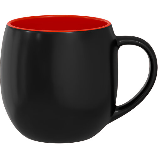 Olaf Innen Farbig Außen Schwarz 400ml , schwarz / rot, New Bone China Porzellan, 9,00cm x 12,00cm (Höhe x Breite), Bild 1