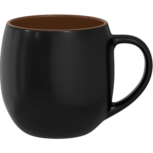 Olaf Innen Farbig Aussen Schwarz 400ml , schwarz / sepiabraun, New Bone China Porzellan, 9,00cm x 12,00cm (Höhe x Breite), Bild 1