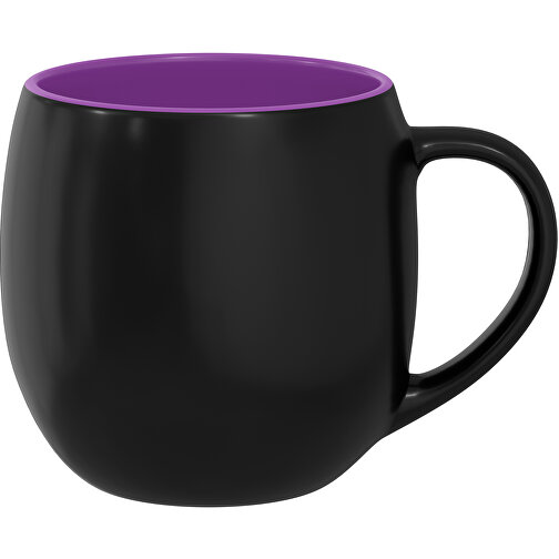 Olaf Innen Farbig Außen Schwarz 400ml , schwarz / lila, New Bone China Porzellan, 9,00cm x 12,00cm (Höhe x Breite), Bild 1